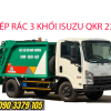 Xe ép rác ISUZU 3 khối