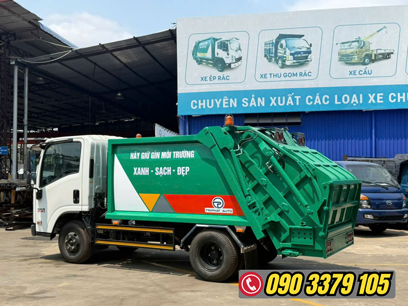 XE ÉP RÁC ISUZU 3 KHỐI