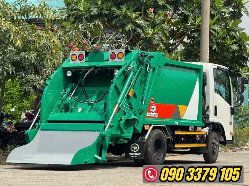 XE ÉP RÁC ISUZU 3 KHỐI