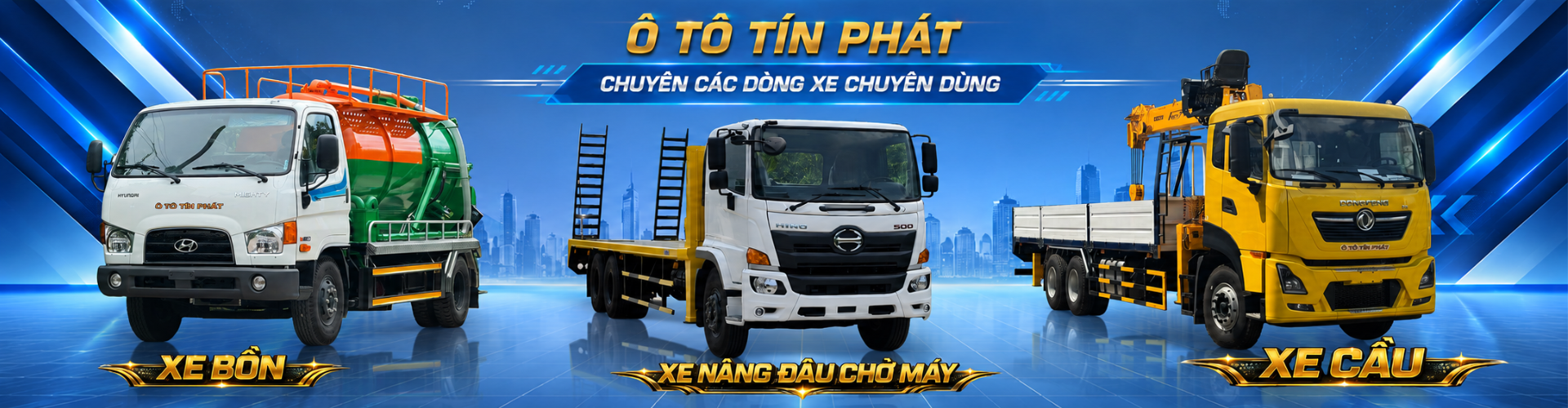 ô tô tín phát chuyên các dòng xe chuyên dùng