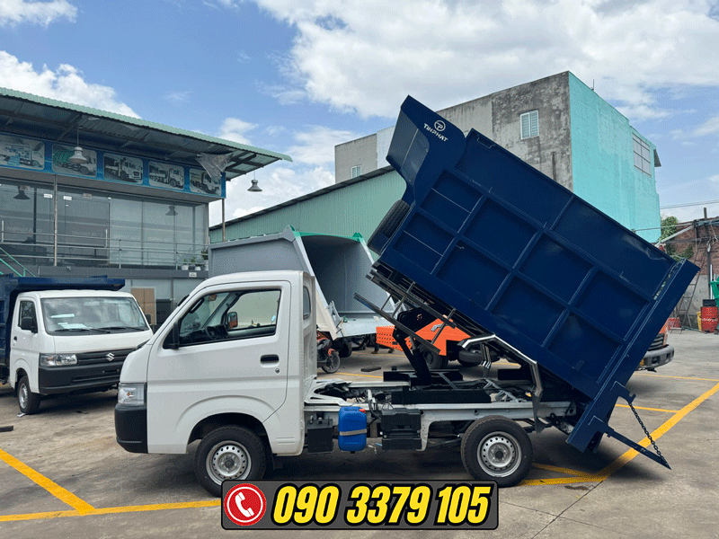 XE CHỞ RÁC 3 KHỐI SUZUKI