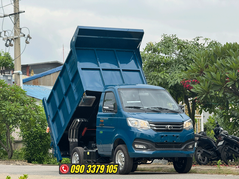 XE CHỞ RÁC 4 KHỐI THACO