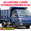 xe ben chở rác 5 khối hyundai