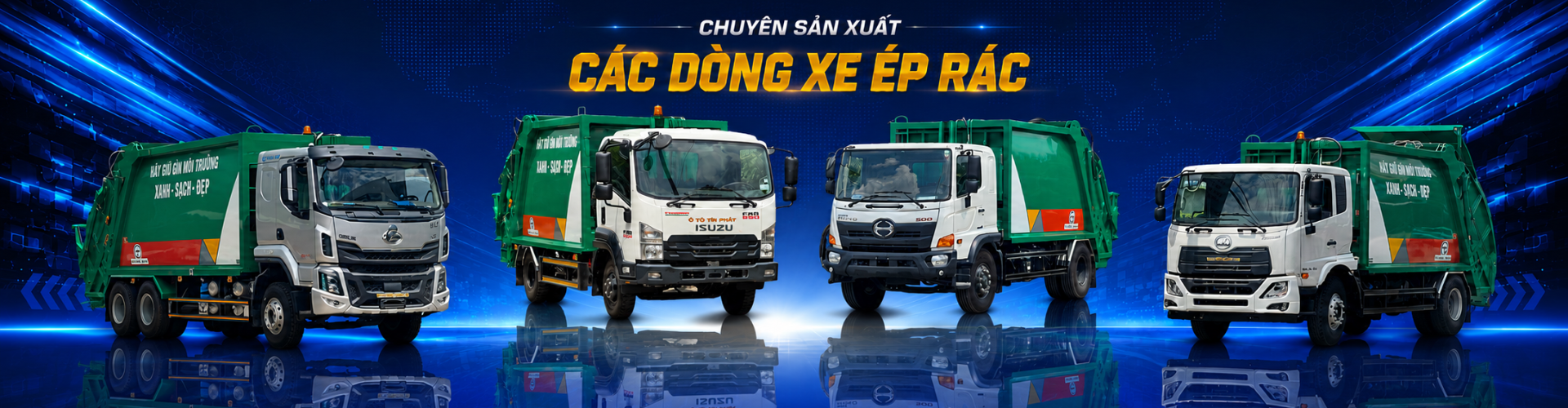 xe chuyên dùng tín phát chuyên các dòng xe ép rác