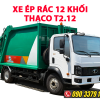 xe ép rác 12 khối thaco