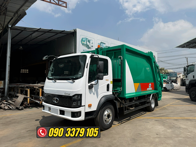 XE ÉP RÁC 12 KHỐI THACO