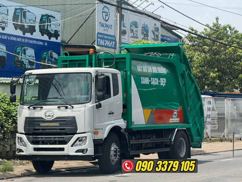 XE ÉP RÁC 14 KHỐI UD TRUCKS NÂNG KẸP