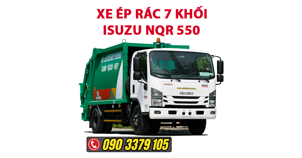 xe ép rác isuzu 7 khối