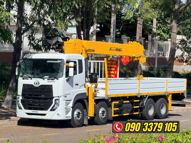 XE UD TRUCKS 4 CHÂN GẮN CẨU SOOSAN 15 TẤN 6 ĐỐT
