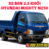 xe ben 2.5 khối hyundai n250