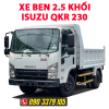 xe ben 2,5 khối isuzu qkr230