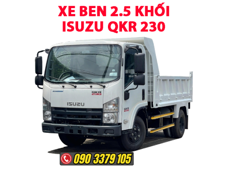 xe ben 2,5 khối isuzu qkr230