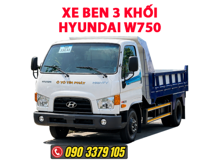 xe ben 3 khối hyundai