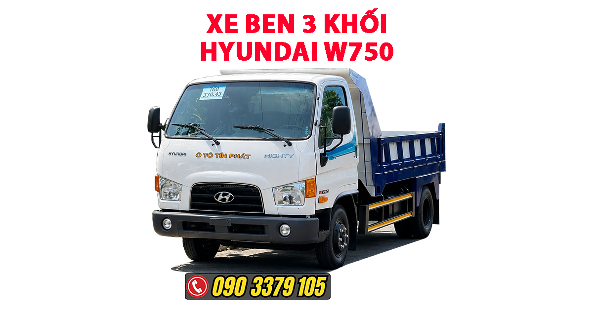 xe ben 3 khối hyundai