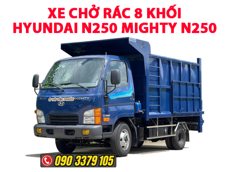 xe chở rác 8 khối hyundai N250