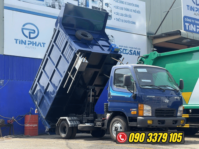 XE CHỞ RÁC 8 KHỐI HYUNDAI